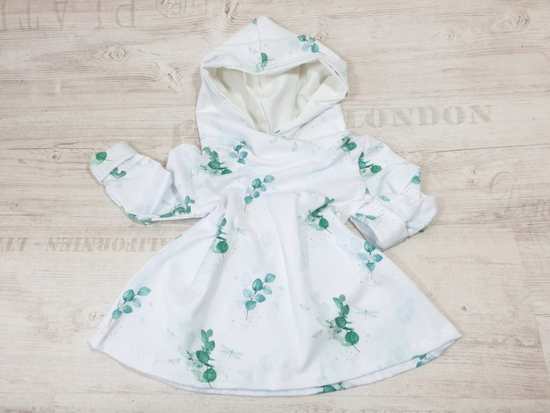 Atelier MiaMia - abito con cappuccio bambino bambino taglia 56-140 designer limited eucalyptus 23